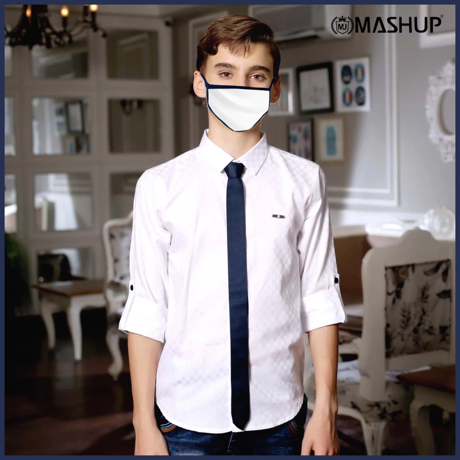 MashUp Party Tuxedo Shirt with Bow ties - Shop Online Shirts for