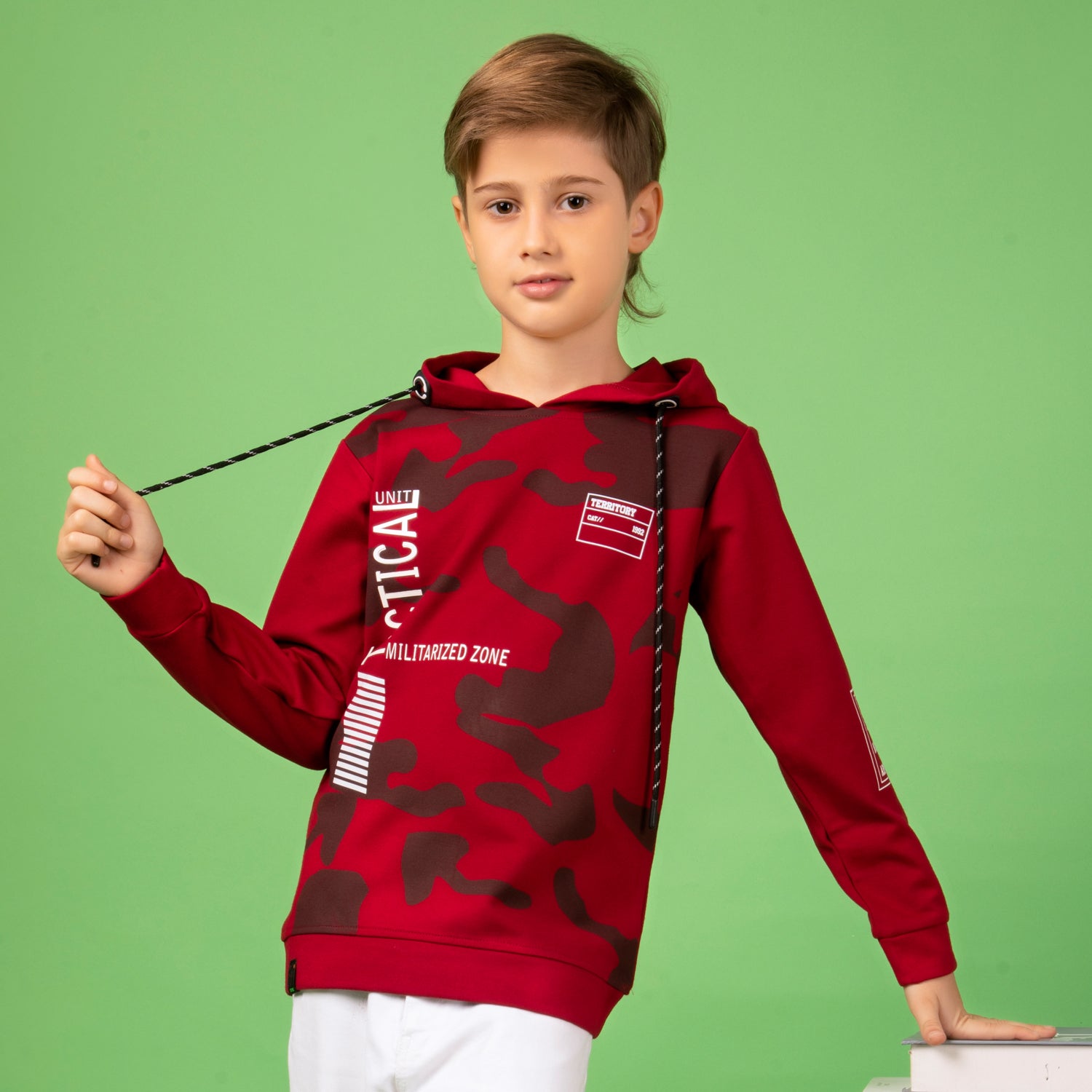 Stylish Hoodie T-shirt for Young boys 7-8 years