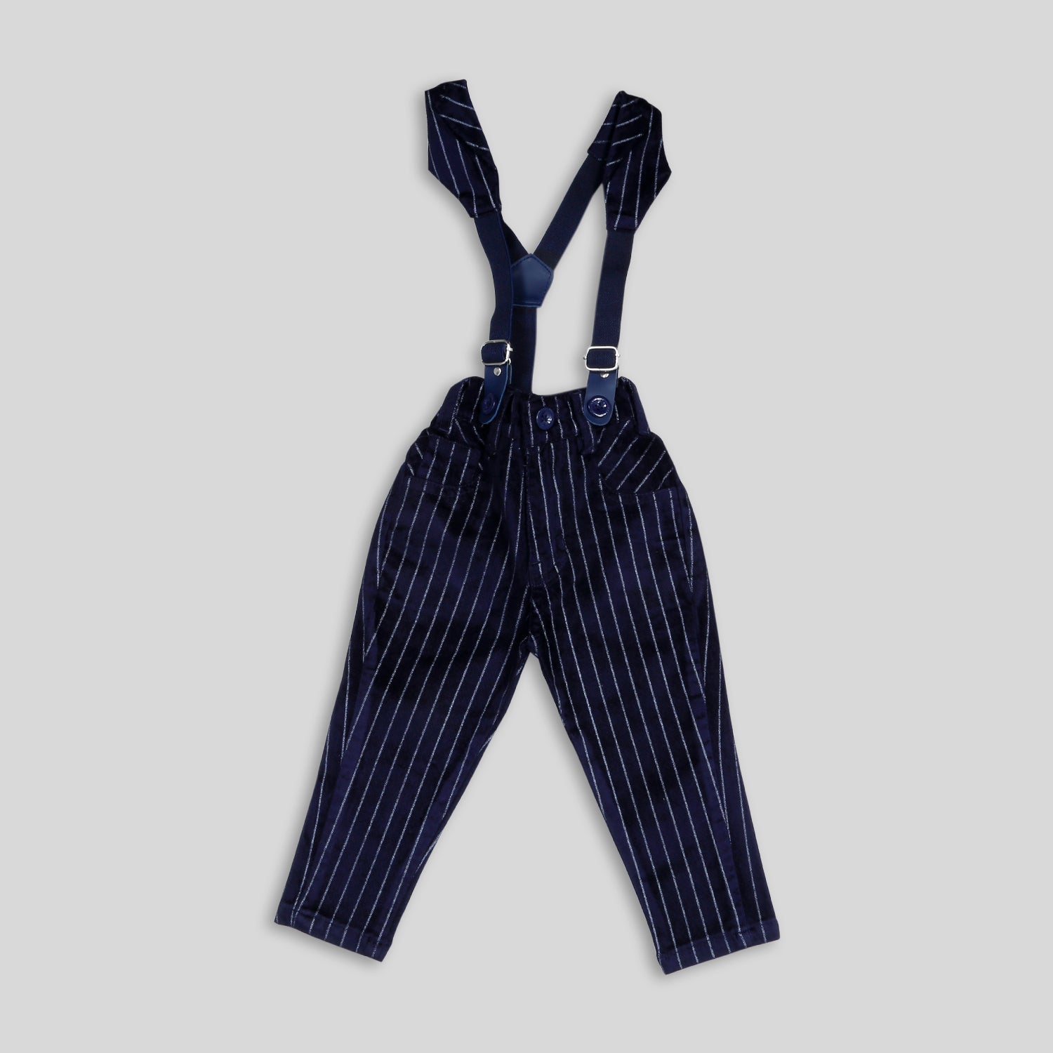 Reclaimed Vintage inspired trousers with braces in pinstripe  ASOS